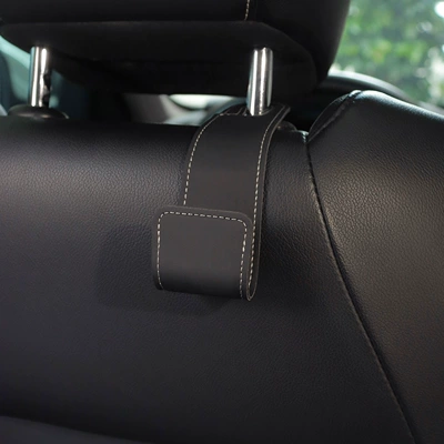 cartoon car interior hook — Car hanging - black-hook-without-decoration