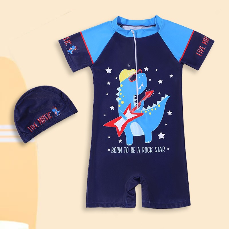 Traje de baño para niños, niños pequeños, medianos y grandes, protector solar dividido para niños, traje de natación de aguas termales de secado rápido para niños, nuevo estilo al por mayor