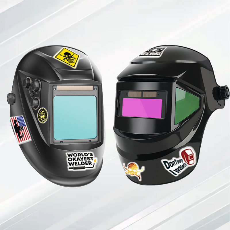 Soldador máscara de casco pegatinas casco de seguridad graffiti maleta herramientas pegatinas impermeables gorras de soldadura al por mayor 50 piezas image 2