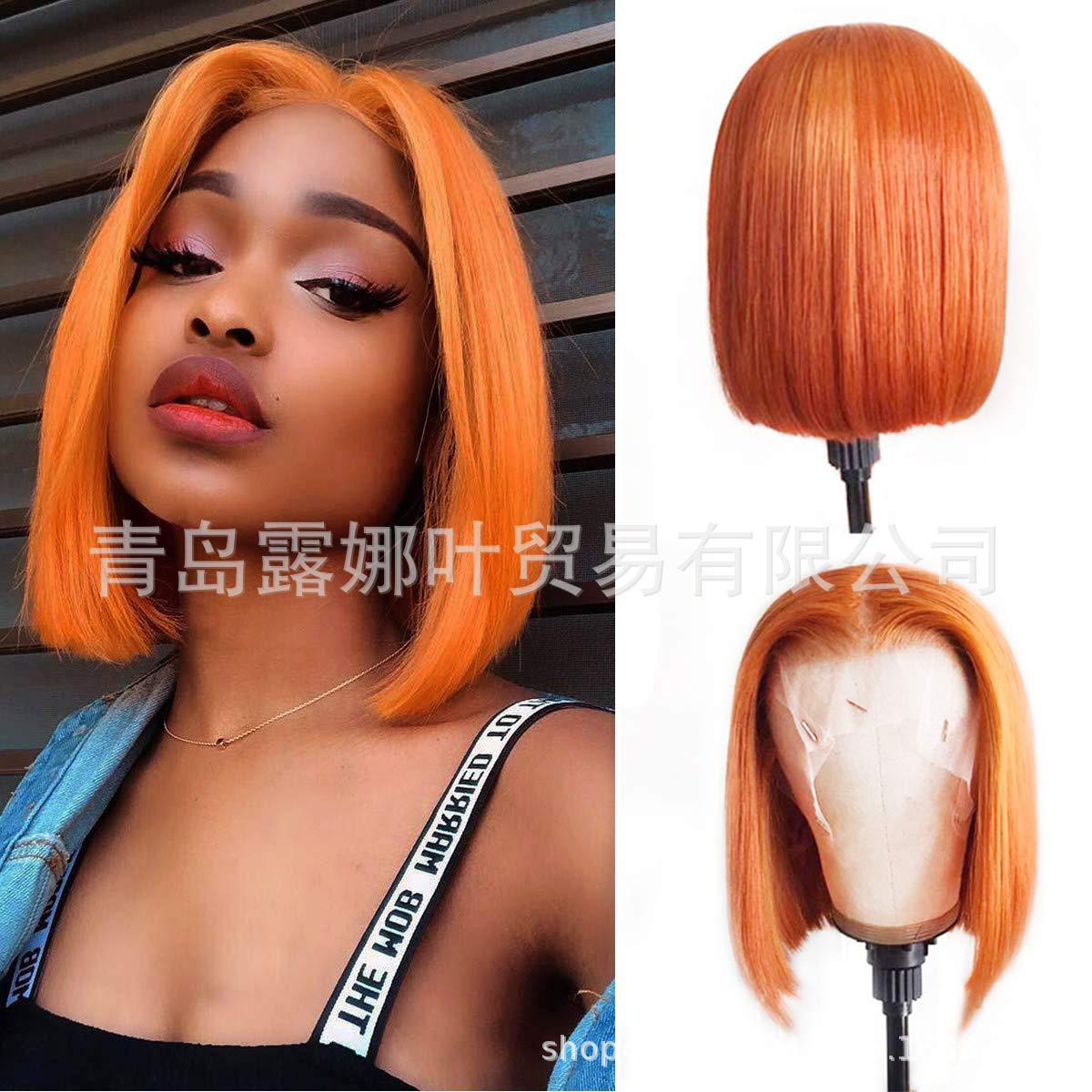 13*4 lace front wigs human hair bob Oran...