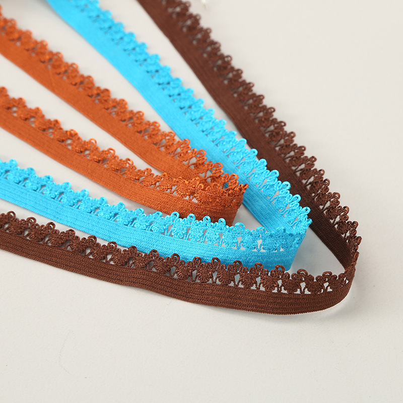 新款柔软1.3cm弹力小蕾丝紧致窄花边手工diy接袖领衣裙边装饰锁边