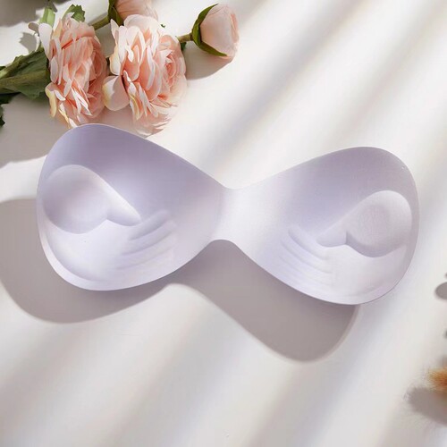 Bra cushion sponge insert sponge breast pad sports bra pad professional palm type cotton sweat-absorbent pad foreign trade manufacturer