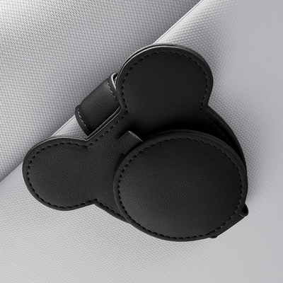 Car Glasses Clip/Bill Clip Clip Multifunctional Card Bag - type-aglasses-clip-black