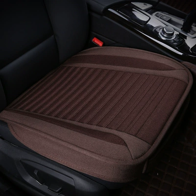 Seat cushion, seat cover, three-piece set without backrest for four - single-seat-mocha-brown