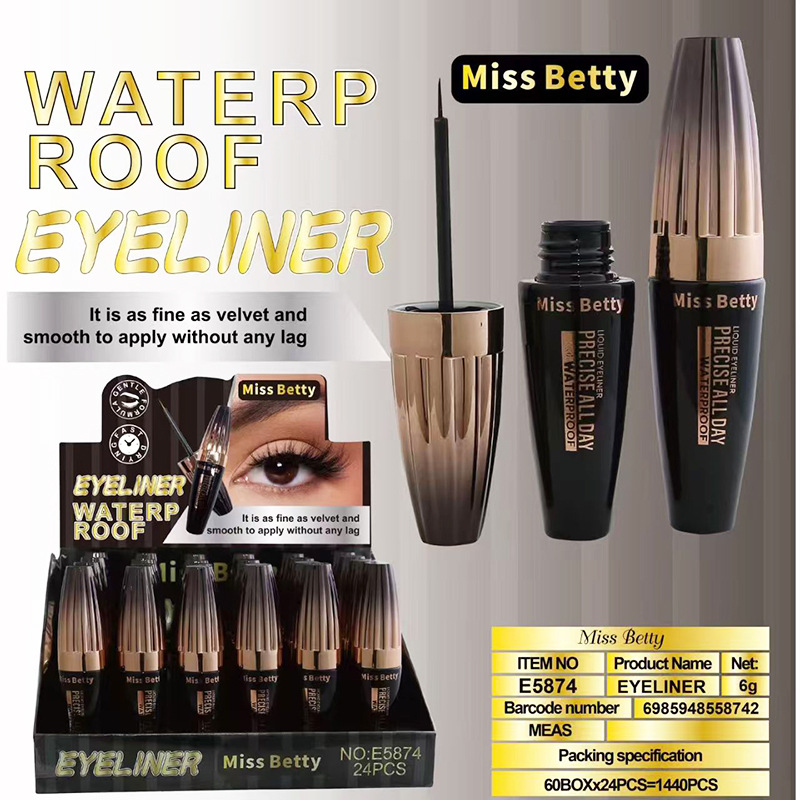 MissBetty nuevo producto de comercio exterior transfronterizo denso curvilineo impermeable mascara delineador de ojos mascara crema image 5