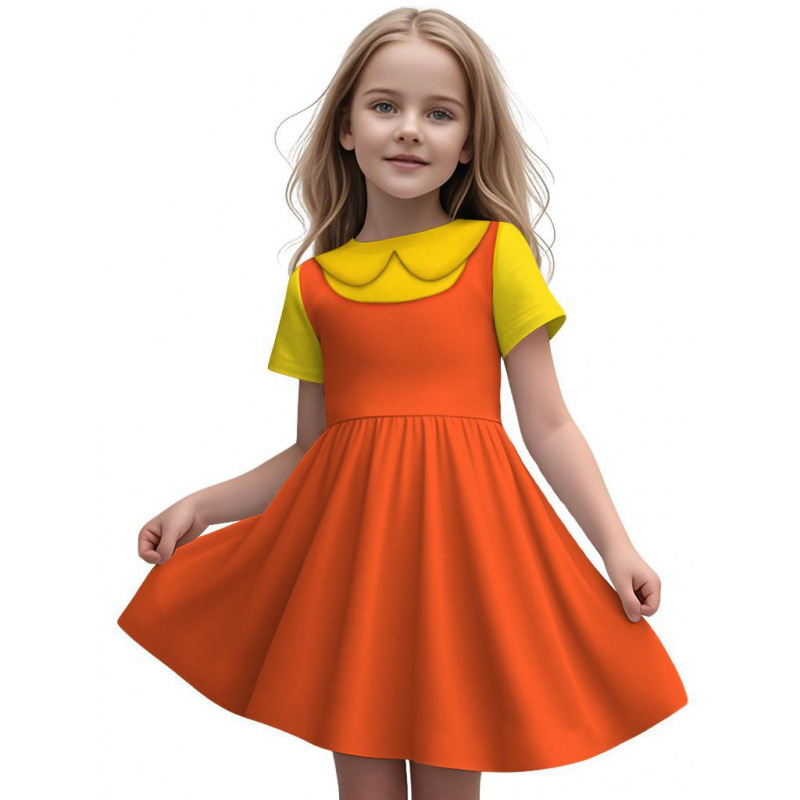 2025 新しいゲームシーズン 3 123 ウッドマン子供ドレスかわいい女の子コスプレ寝間着|undefined