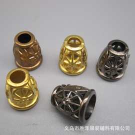 厂家直销ABS仿金属吊钟 青古铜吊钟绳扣 金色银色礼品袋穿绳扣
