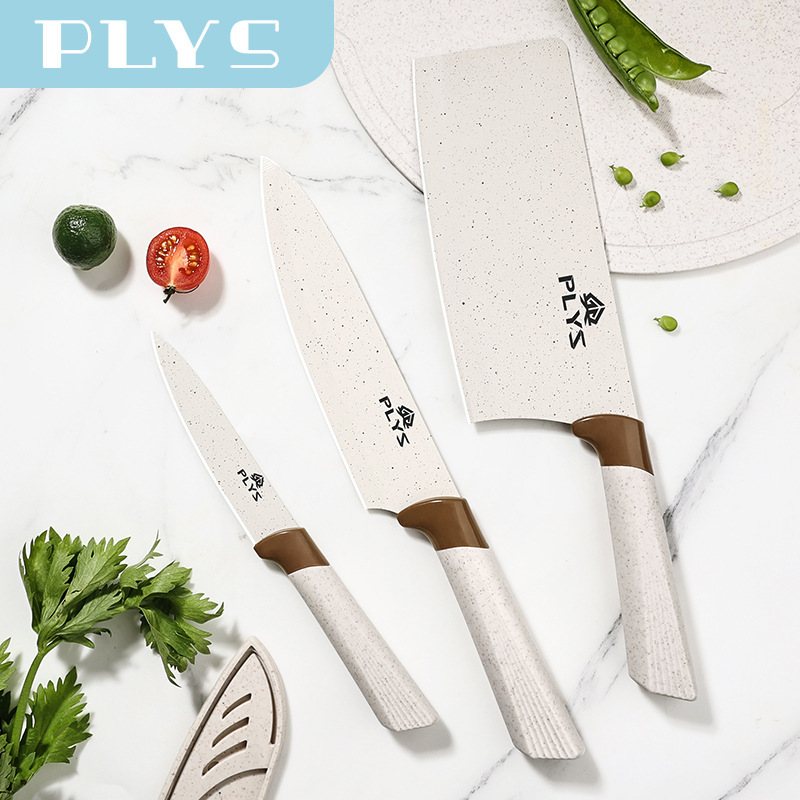 Kit de cuchillos para bebés 2 - en - 1 cocina para bebés alimentos suplementarios cuchillos de cocina transfronterizos tablero de cocina conjunto completo de pala image 3