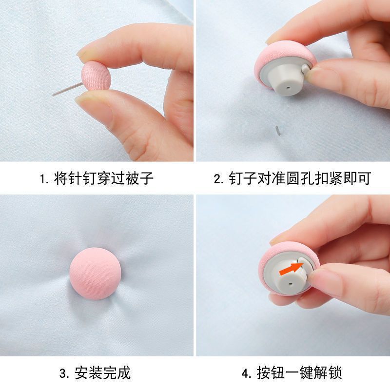 安全な針なしキルト固定バックルキルトカバーベッドシーツホルダー滑り止めと抗ランニングキルトホルダー卸売|undefined