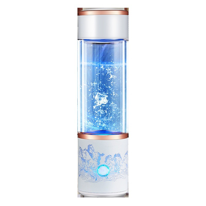9069Ppb Cross-Border E-Commerce Hydrogen-Rich Water Cup Three-In-One Hydrogen-Absorbing Cup High-Concentration Micro-Electrolysis Small Molecule Water Cup