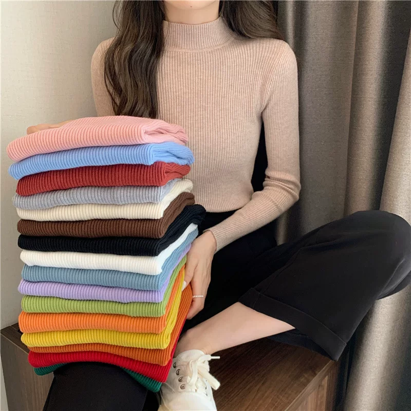 Long-sleeve, sweater, base body-friendly autumn thermal underwear, high collar
