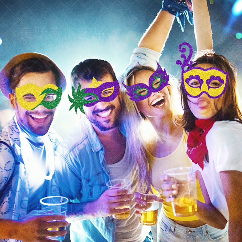 Carnaval transfronterizo máscara decorativa carnaval máscara de bola máscara de ojos decorativos mascarada foto props