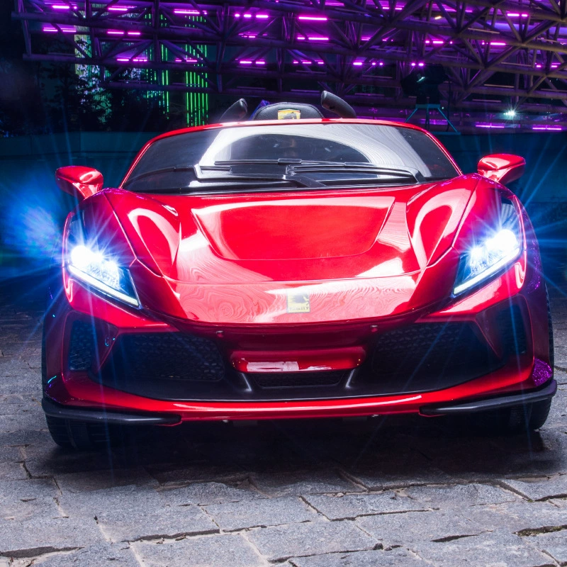 Ferrari игрушечный электромобиль, полноприводный транспорт с сиденьем, пульт дистанционного управления, для 1–12 лет