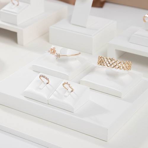 Jewelry Display Props, White Bracelet Stand, Necklace and Ring Display Stand, Accessory Display Rack, Jewelry Showcase