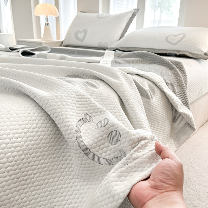 Cool pero no helado-Happy Grey-Summer edreds/Soft Set Funda de almohada