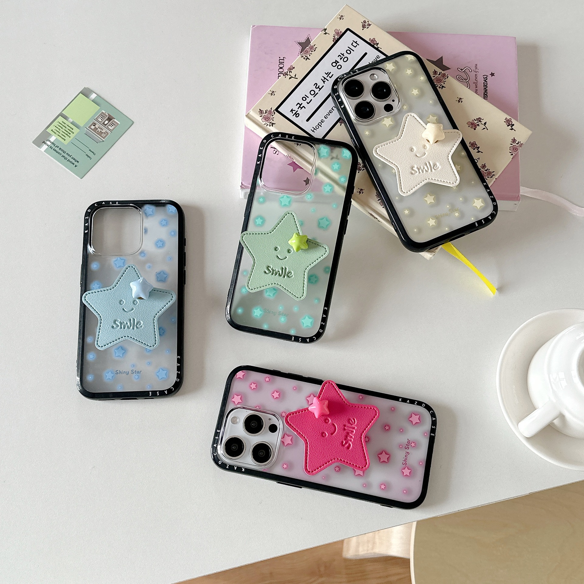 Pantalla completa de viento ins, estrellas florecientes, adecuado para Apple 16ProMax, funda para teléfono móvil 15Pro, simple 14/13 nuevo 16Pro