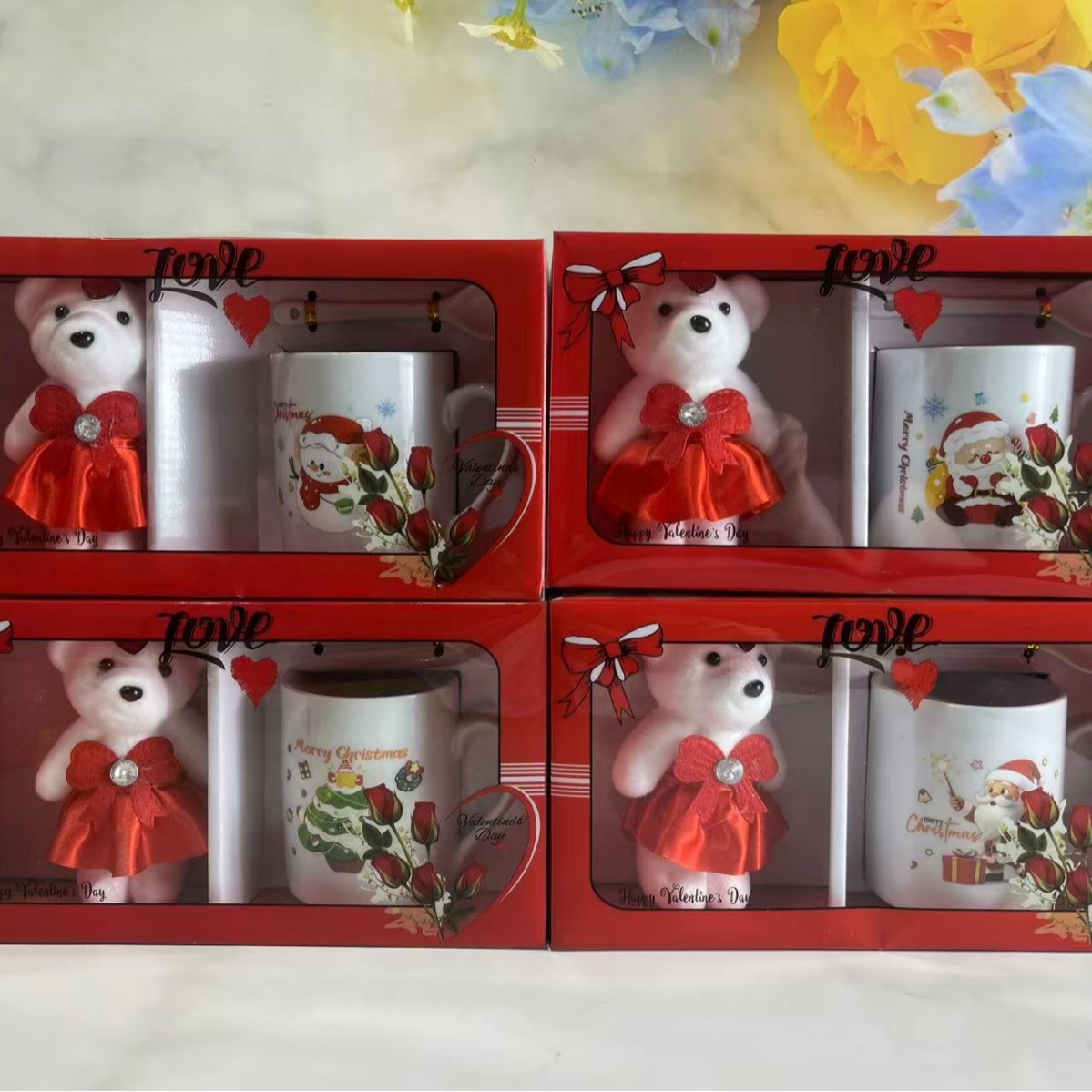 Taza de cerámica de amor simple creativa taza de pareja regalo de promoción taza de agua logotipo taza de publicidad Qixia regalo personalidad image 37