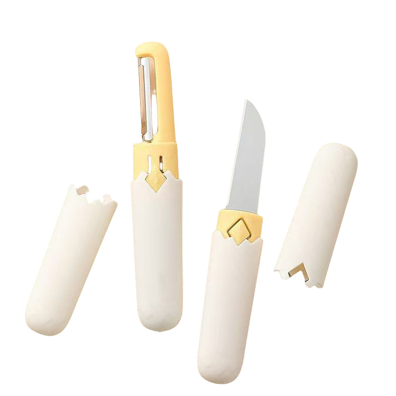 Fruit Knife Household Peeler Kitchen Special Scraper 2-in -1 Dormitory Multi-function Planer Peel Artifact