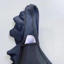 外单大码胖MM泳衣女士孕妇三角连体泳装露背显瘦遮肚带胸垫