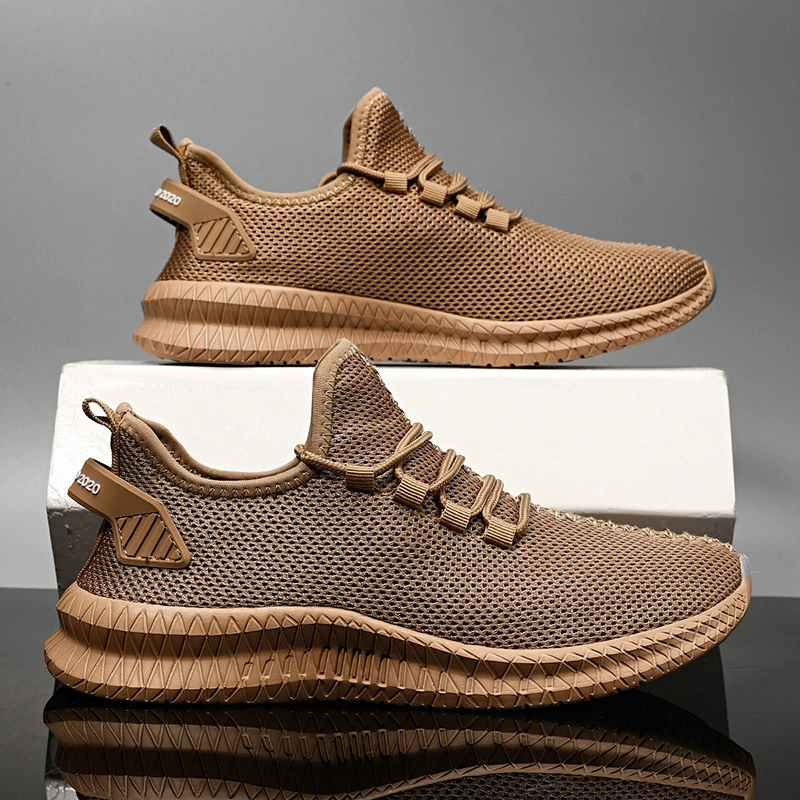 2024 Flying Weaving Sweet White Shoes Sports Shoes Summer Autumn Men Sports and Casual Shoes Men Shoes
