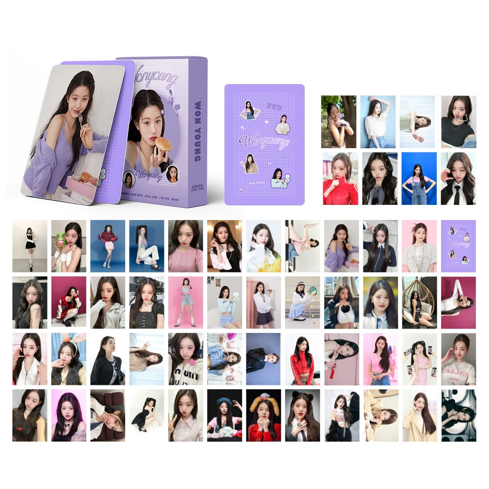 GZ эксклюзивный набор фото-карт, всего 55 карточек, корейский стиль KPOP периферия LOMO фотокарты