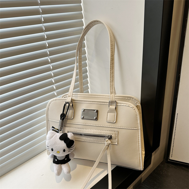 흰색 단일 가방