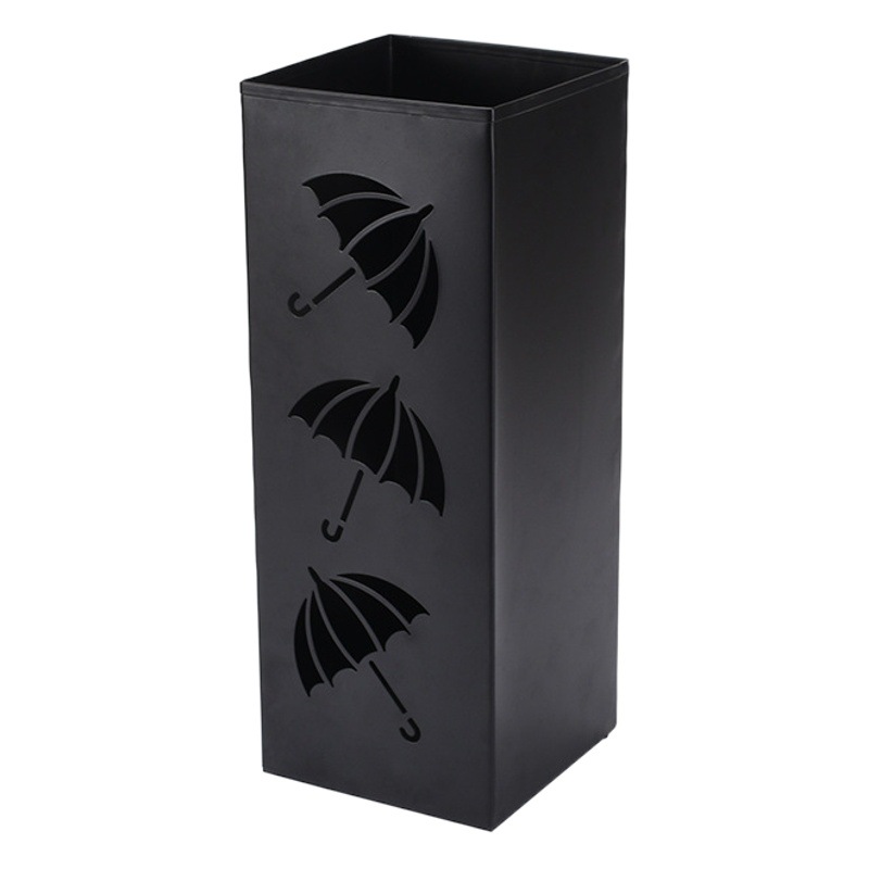 [Manufacturer] Creative metal umbrella bucket household simple square round umbrella stand lobby moisture-proof umbrella storage bucket