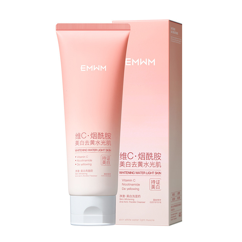 EMWM ピュアスキンホワイトニングとそばかす防止クレンザー ジェントルクレンジング オイルコントロール フェードスポット モイスチャライジングクレンジングクレンザー|undefined