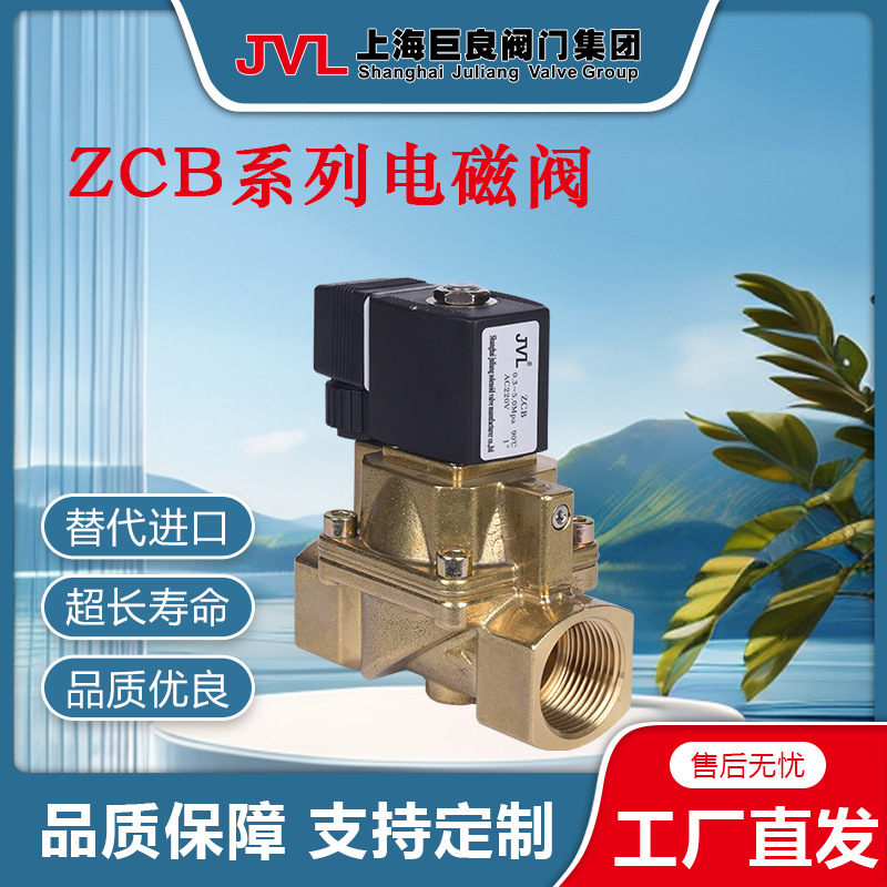 【厂家直销】ZCB系列高端高压黄铜电磁阀,耐腐蚀电磁阀,燃气电磁