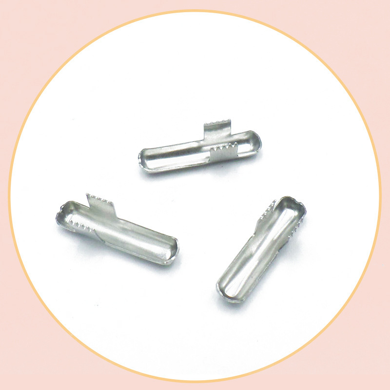 In-Stock Webbing Metal Buckle Elastic Cord Half-Wrap Buckle for Bags and Gift Bags with Barbed Hardware Cord Ends In-Stock Webbing Metal Buckle Elastic Cord Half-Wrap Buckle for Bags and Gift Bags with Barbed Hardware Cord Ends
