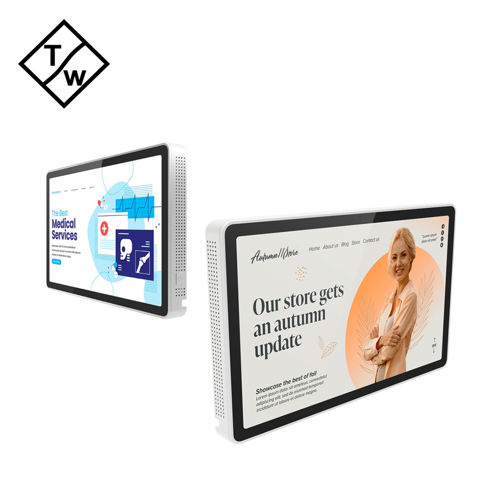 At1095 New Model 10.95inch Android All-In-One Digital Signage Wall-Mounted Commercial Tablet Conference Room Tablet