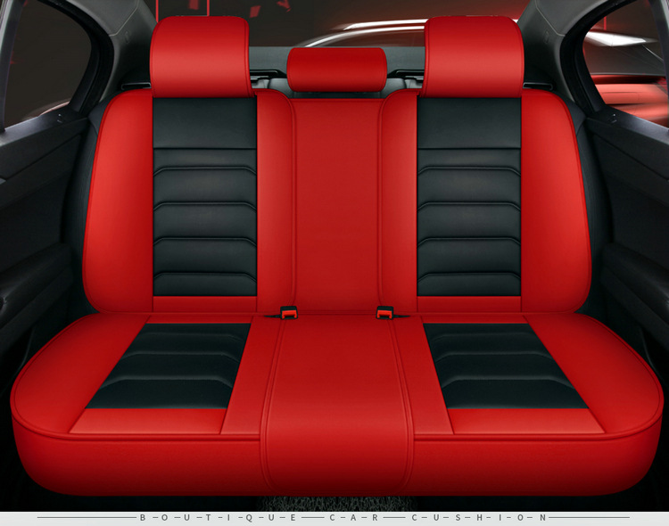 Car Seat Cushion, Universal for All Seasons, Fully Enclosed Leather Seat Cover, 2025 New Seat Cover, Summer Ice Silk Fully Enclosed Seat Cushion
