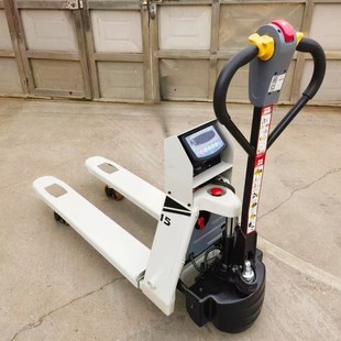 3-Ton Electric Forklift Scale Automatic Hydraulic Truck with Weighing Digital Scale Warehouse Logistics Lift Mobile Floor Scale