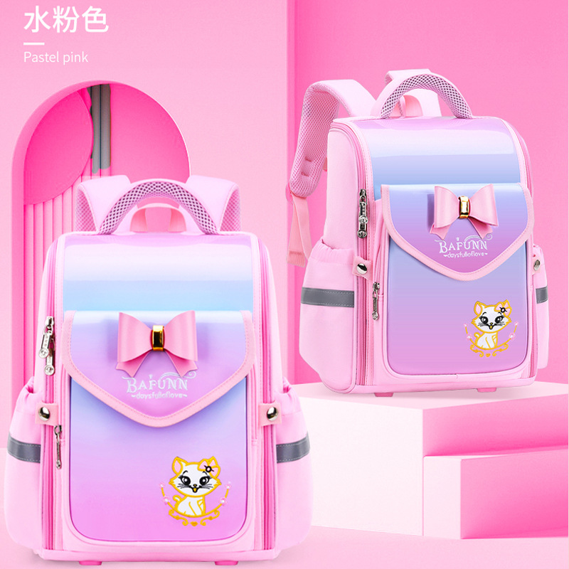 2026 nueva niñas estudiantes de primaria 123 a 456 grados para reducir la carga de los niños mochila de gran capacidad