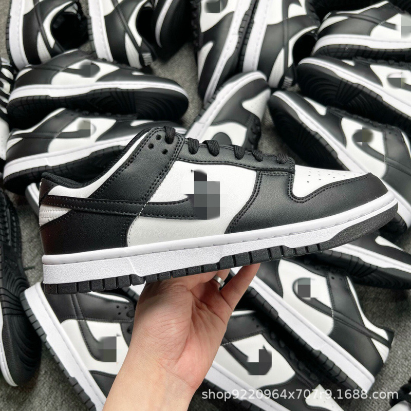 莆田鞋纯原DUNK SB 黑白熊猫low影子灰高版本低帮情侣休闲板鞋|undefined