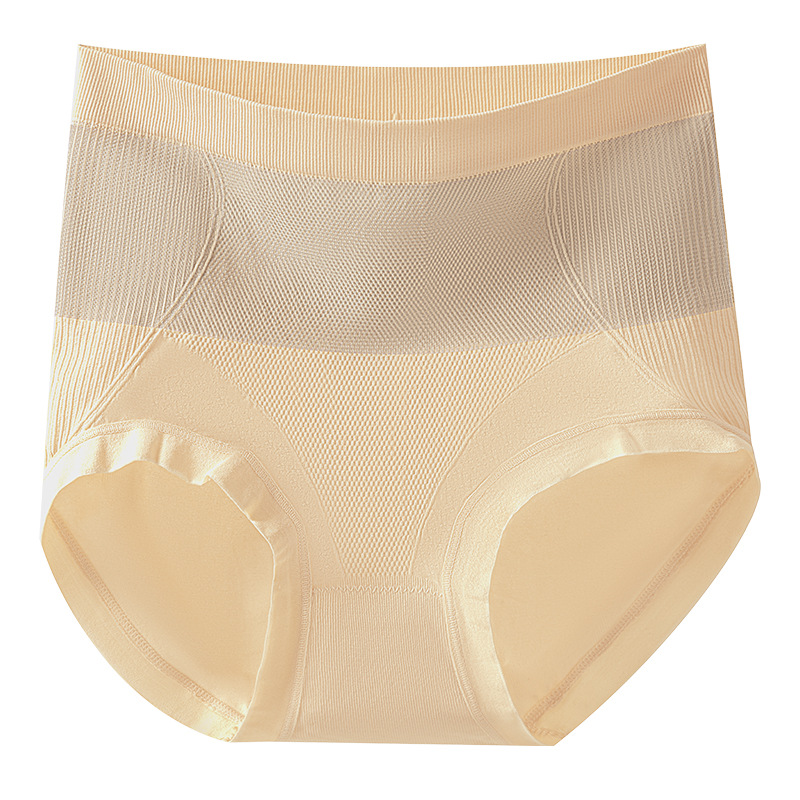 Ropa interior de cintura alta y abdomen para mujeres, barriga pequeña, modelado posparto fuerte, entrepierna y cadera, pantalones de elevación, bragas refrescantes