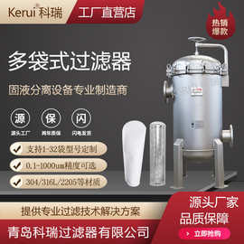袋式过滤器不锈钢材质水处理化工水循环过滤机2-24袋型号工厂直供