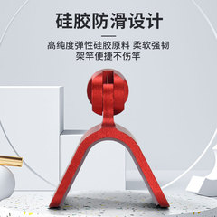 Competitive cannon base head automatic rebound rod fork butterfly head black pit rod holder ram head large fish base head