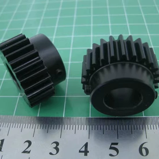 Прямые продажи с фабрики, износостойкая и высокотемпературная нейлоновая сталь POM, 1 форма, шаговая шестерня с 25 зубьями, готовая к продаже