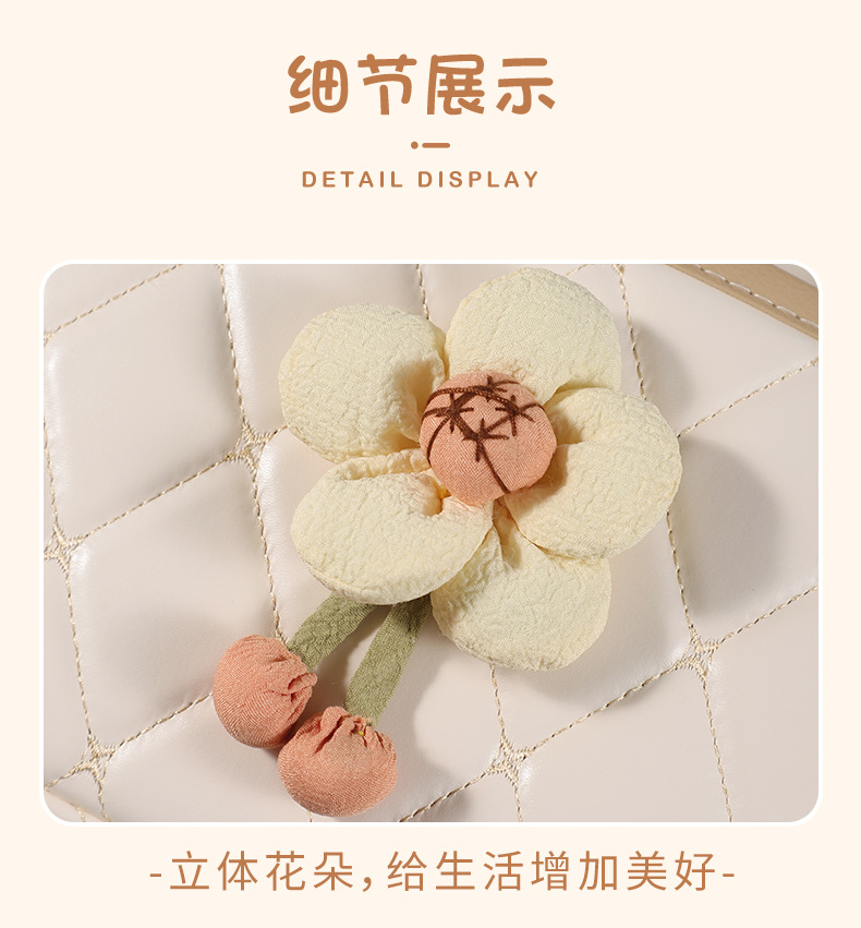 Car seat back storage bag hanging cute car storage box seat back storage rack car tissue box women