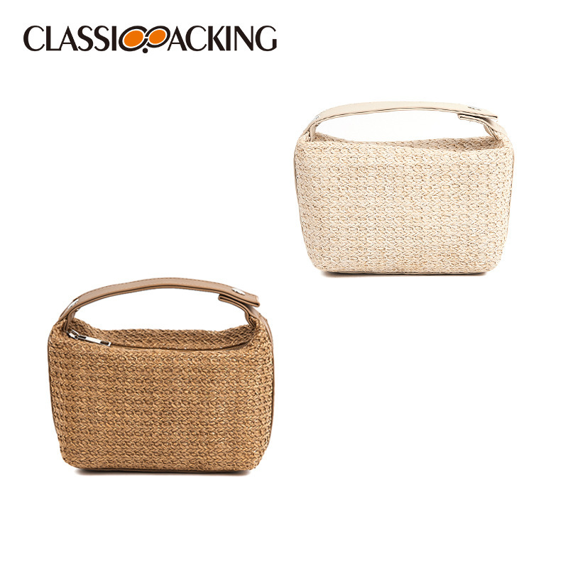 2025 nuevo fabricante de bolsas de nube al por mayor bolsa de lavado de gran capacidad bolsa de cosméticos de material de hierba PP bolso de moda