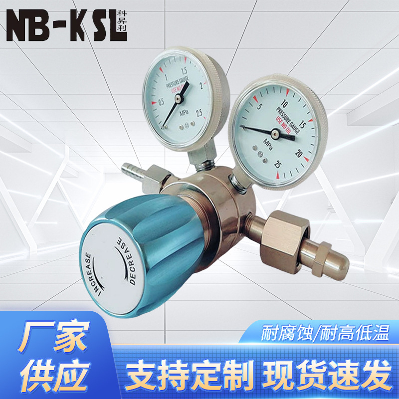 NB-KSL  不锈钢单级双表减压器