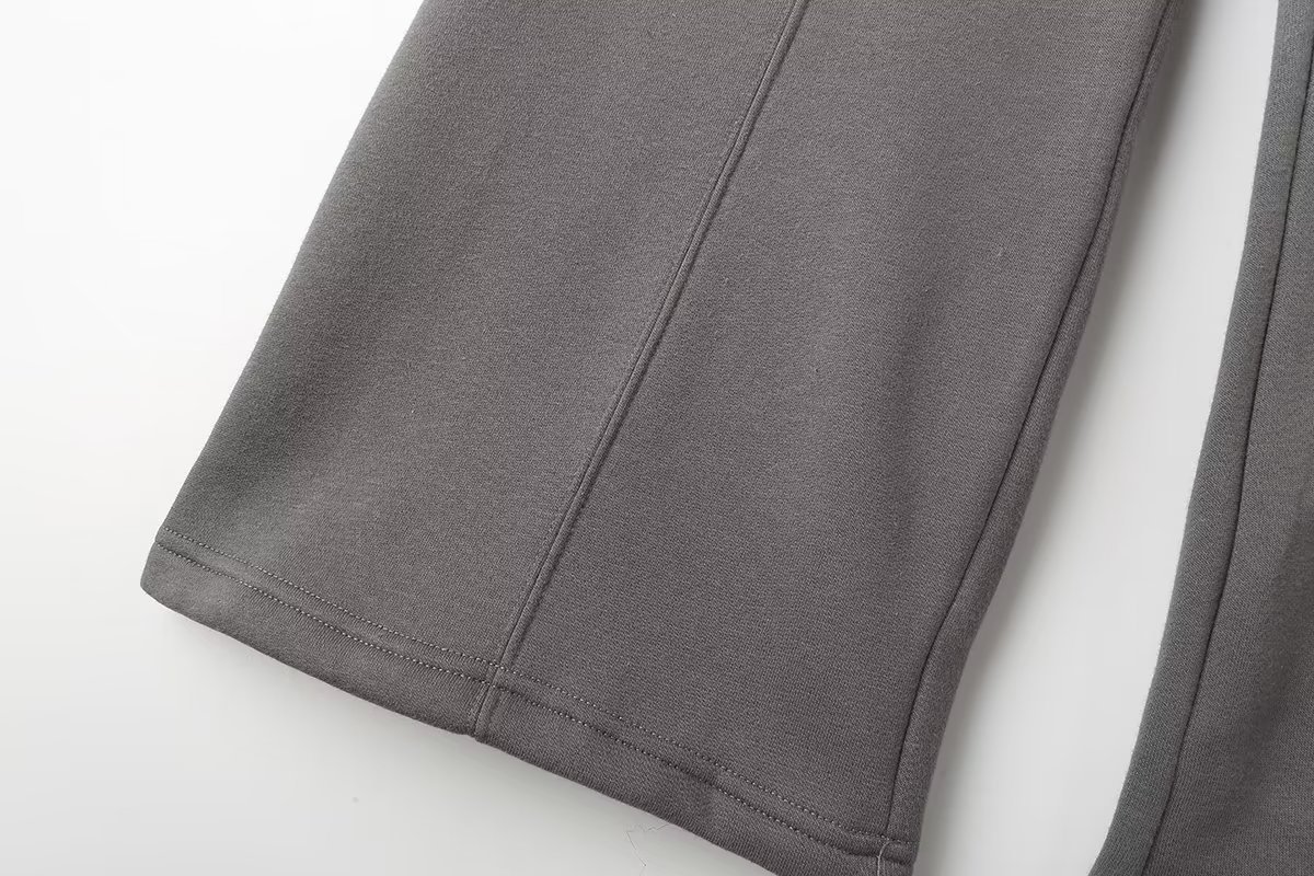 Completo pantaloni donna con giacca bomber e pantaloni in flanella_voghion.com