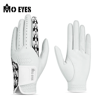 MO EYES魔眼 高尔夫手套女士真皮进口羊皮魔术贴防滑透气双手golf