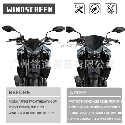 Front Windshield Windscreen Deflector – Motorcycle front windshield