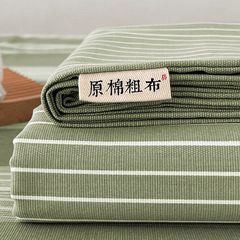 純綿の厚い古い粗布のベッドカバーの3つのセットの夏の綿のベッドカバーの単品のマットレスの保護カバーの席夢思シーツ