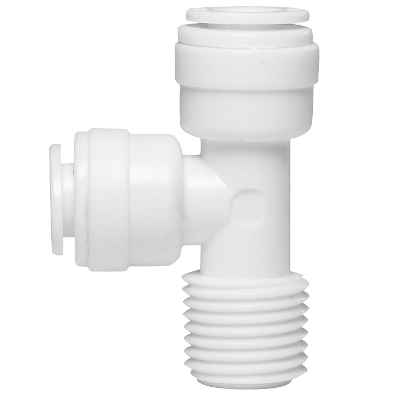 T-tipo de 2 puntos de tres vías purificador de agua de un solo lado 2-punto dientes exteriores doble conexión rápida de 2 puntos T33 conexión rápida K7544 accesorios universales