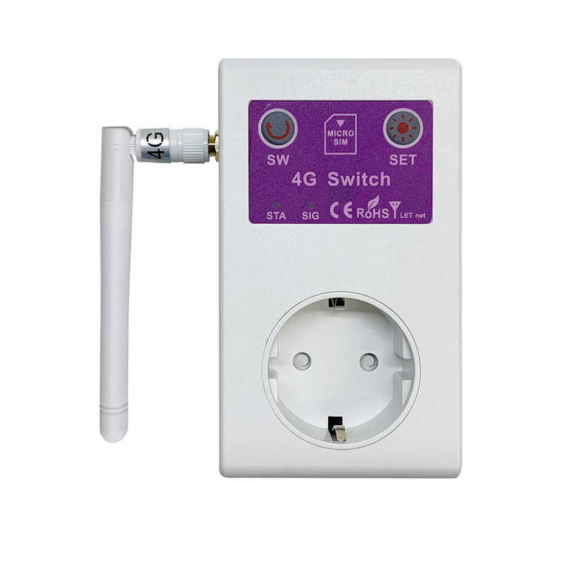 Shunwei Debiao 4G Smart Socket Mobile phone SMS remote control switch water pump routing electrical appliance
