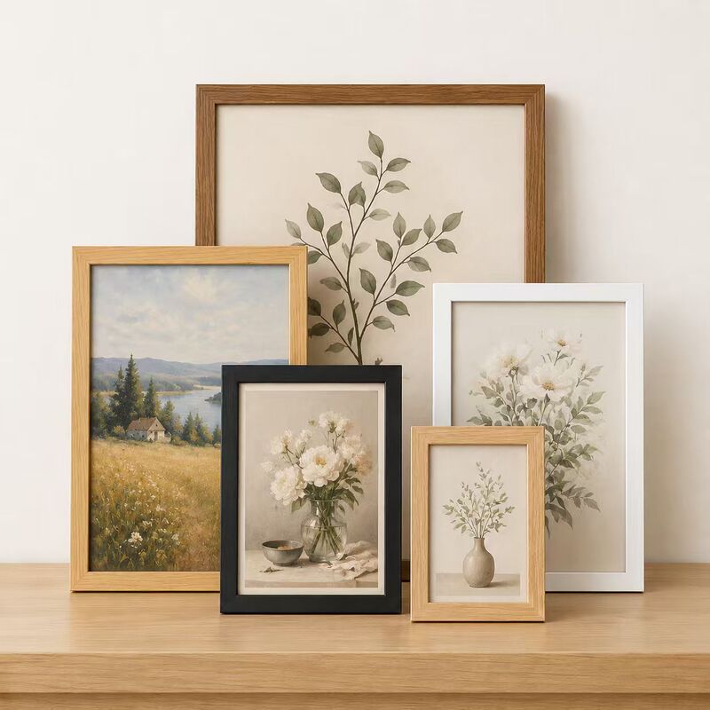 Simple wooden photo frame, large size puzzle display stand, photo wall 6810a 3inch a 4inch wall-mounted picture frame, direct from the manufacturer Simple wooden photo frame, large size puzzle display stand, photo wall 6810a 3inch a 4inch wall-mounted picture frame, direct from the manufacturer