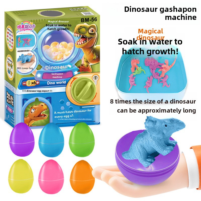 Children's dinosaur mini egg twisting machine cartoon pinch music doll blind box ball birthday lottery gift boys and girls
